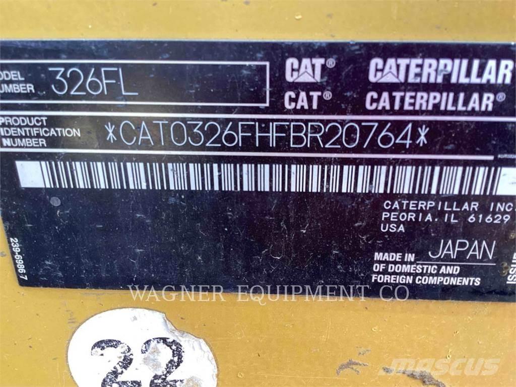 CAT 326FL Kāpurķēžu ekskavatori