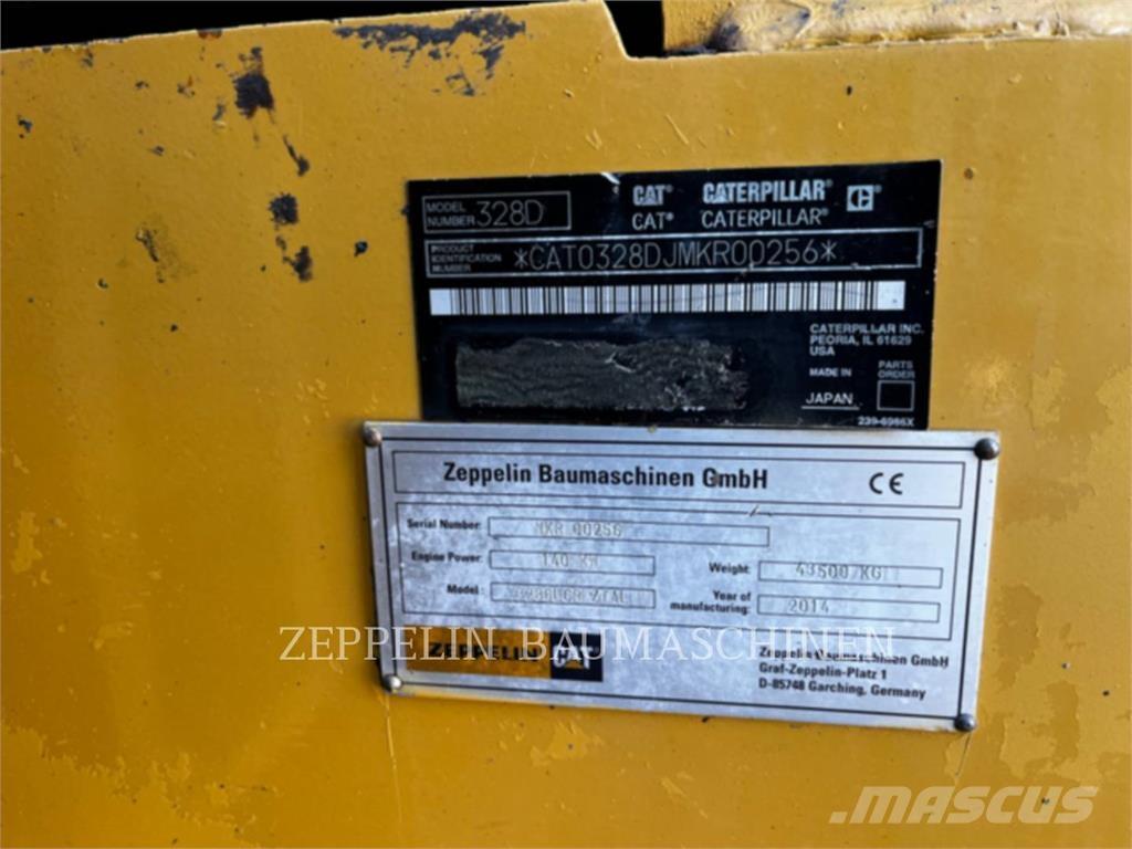 CAT 328DTUNNEL Kāpurķēžu ekskavatori
