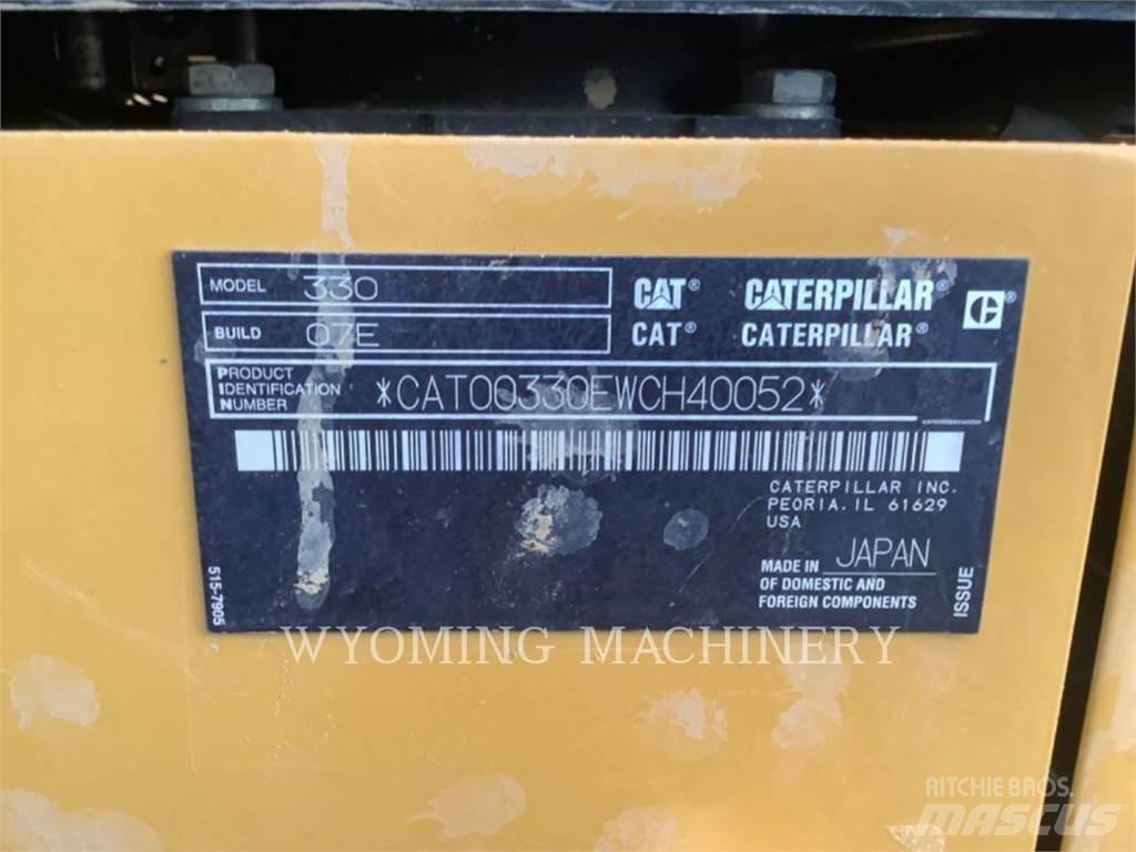 CAT 330 Kāpurķēžu ekskavatori