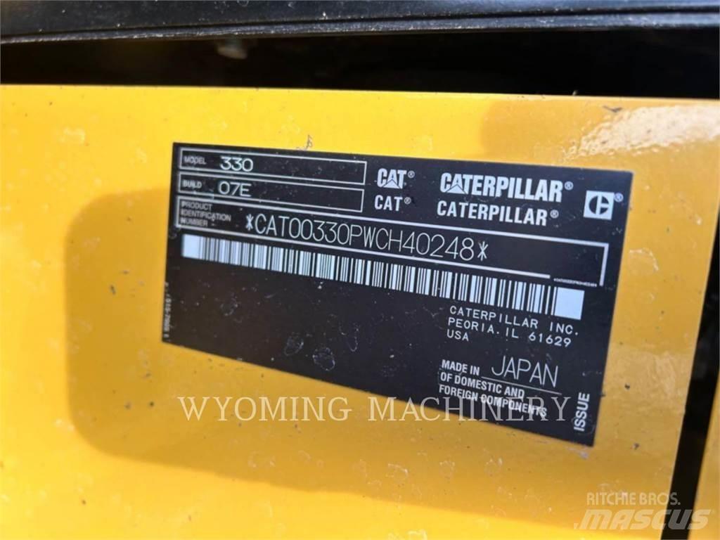 CAT 330 Kāpurķēžu ekskavatori