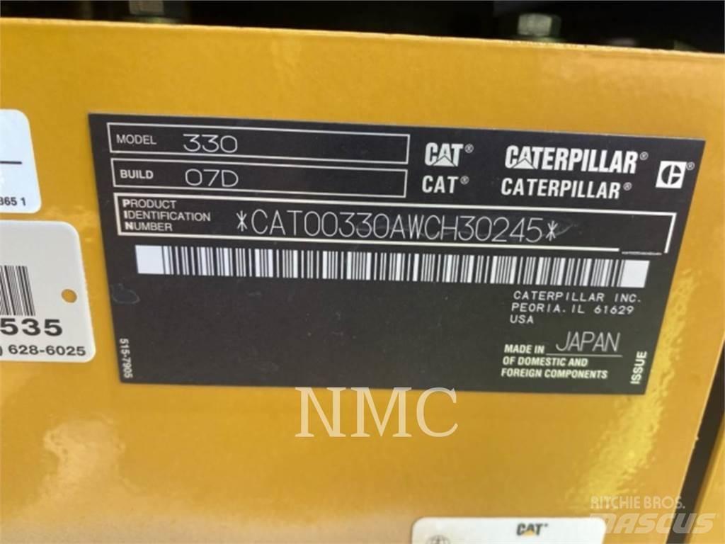 CAT 330 Kāpurķēžu ekskavatori