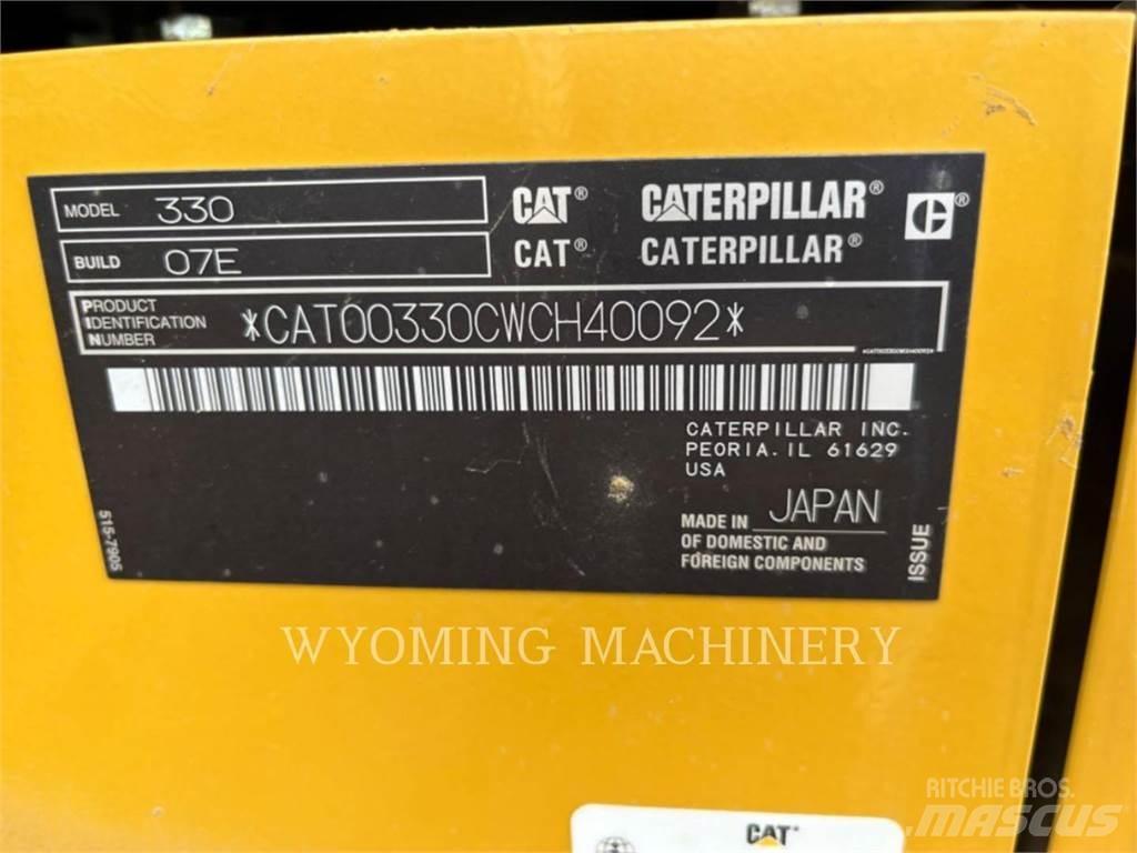 CAT 330 Kāpurķēžu ekskavatori