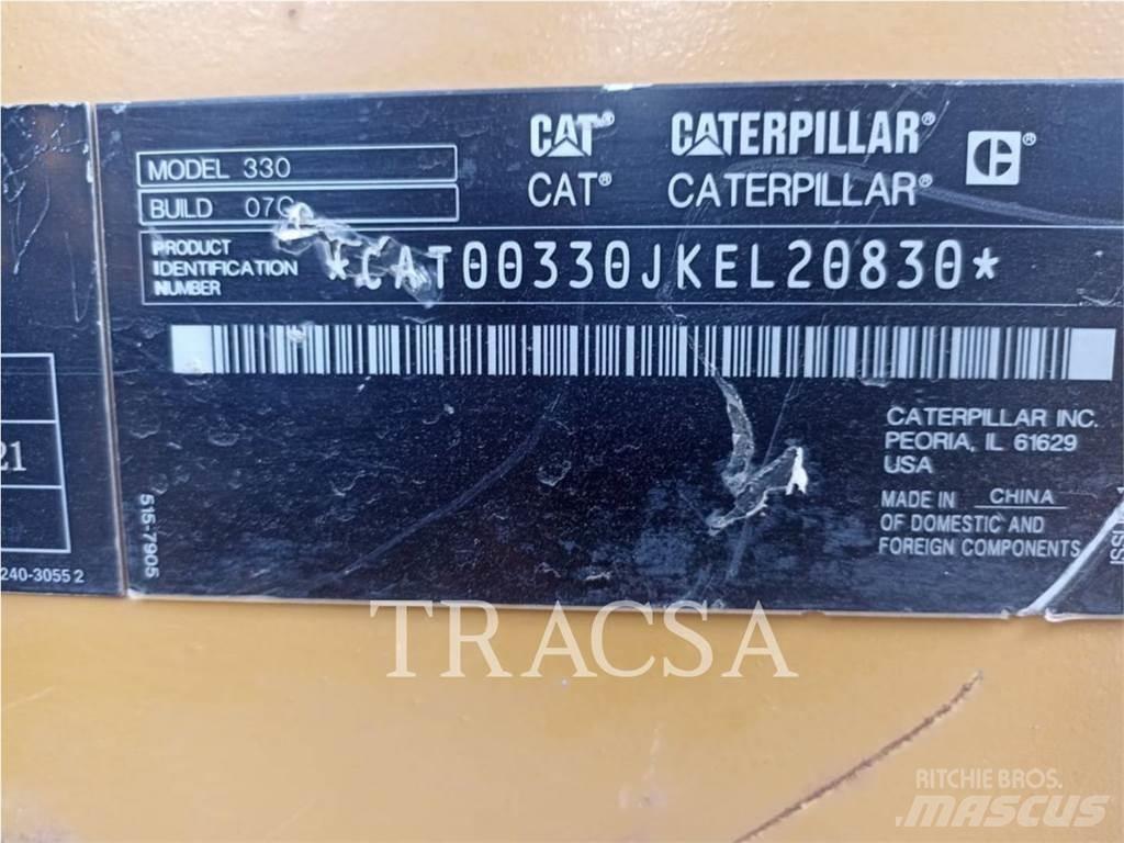 CAT 330 Kāpurķēžu ekskavatori