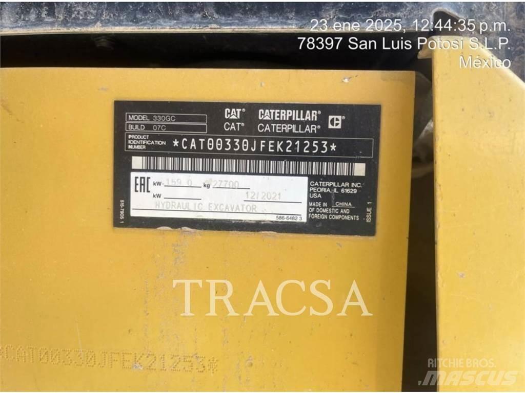 CAT 330 Kāpurķēžu ekskavatori