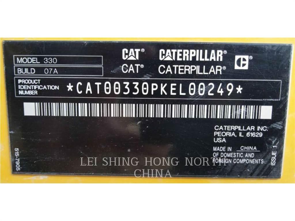 CAT 330-07 Kāpurķēžu ekskavatori