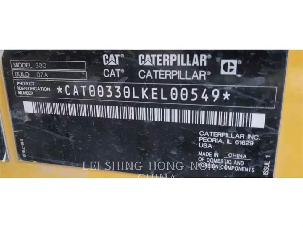 CAT 330-07 Kāpurķēžu ekskavatori