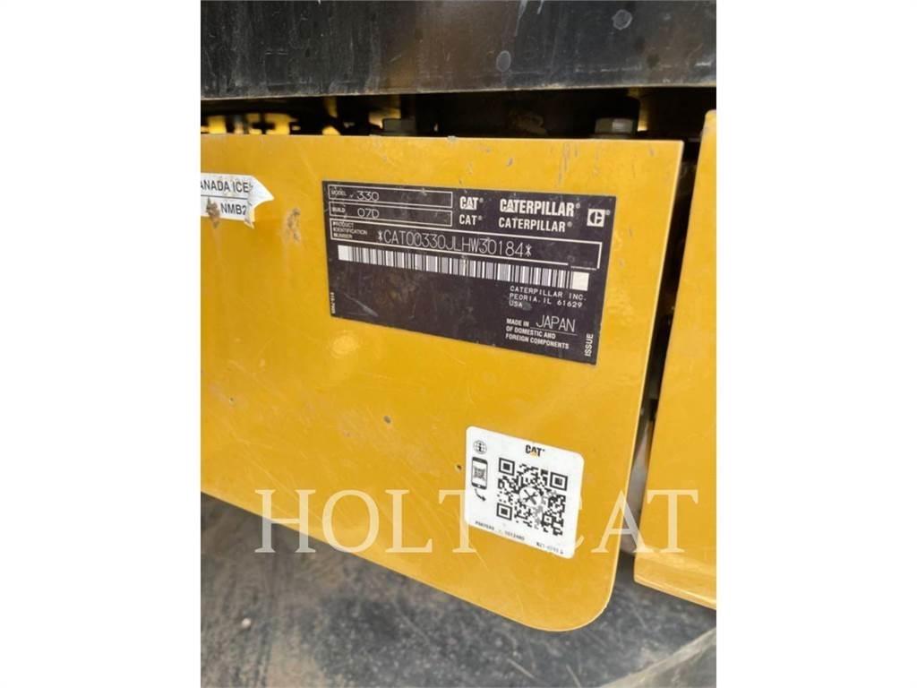 CAT 330 TC Kāpurķēžu ekskavatori