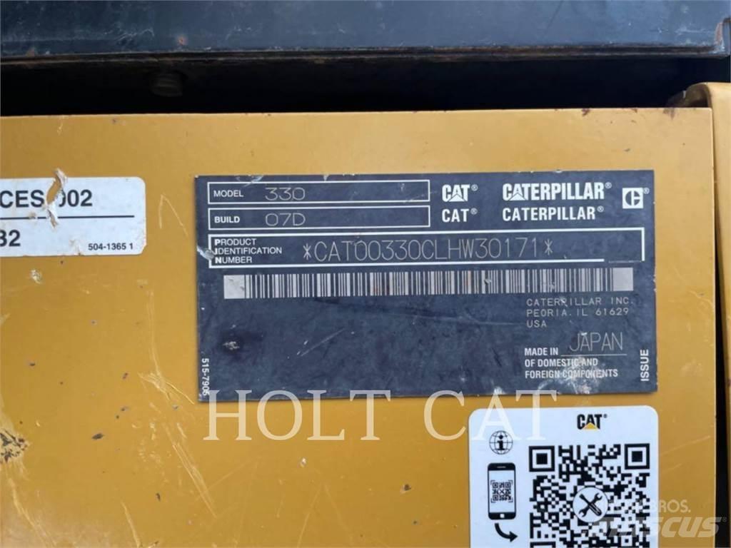 CAT 330 TC Kāpurķēžu ekskavatori