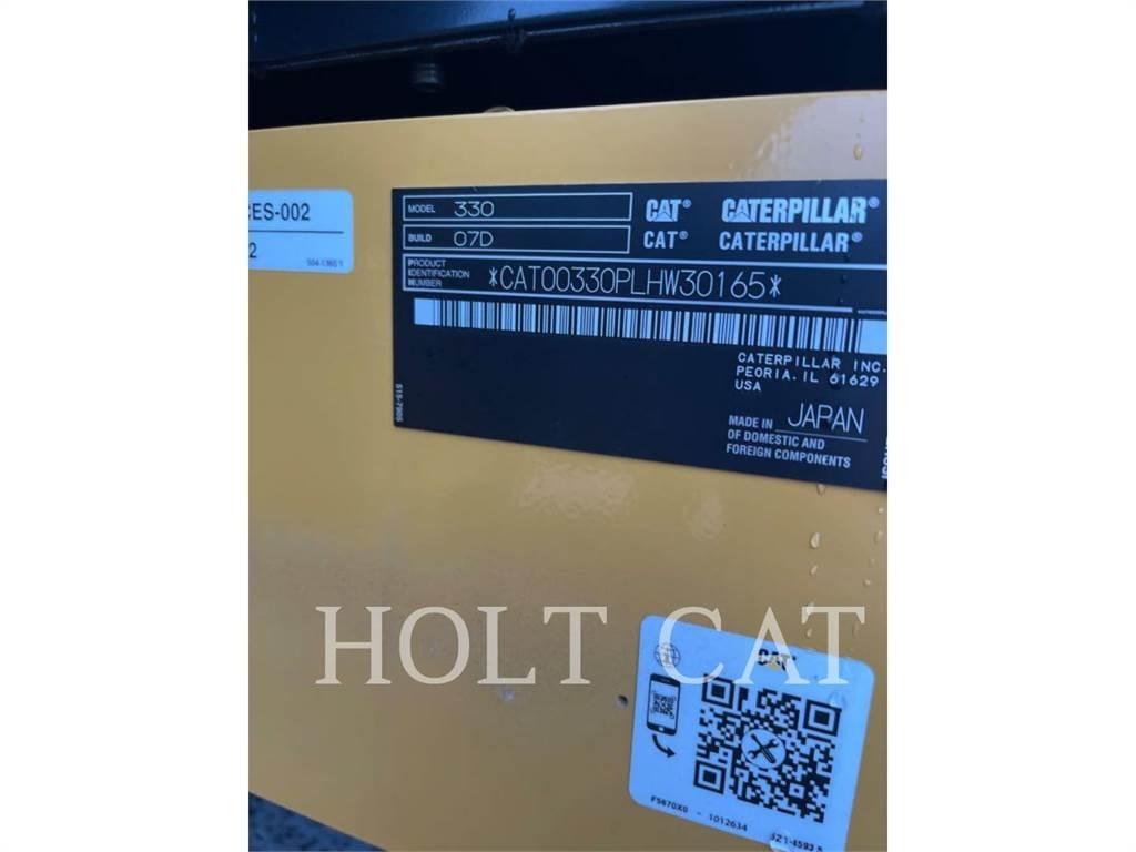 CAT 330 TC Kāpurķēžu ekskavatori