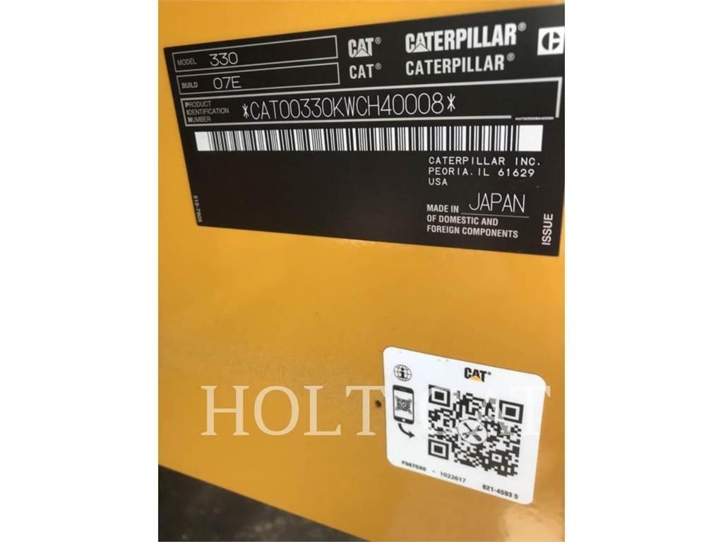 CAT 330 TC Kāpurķēžu ekskavatori