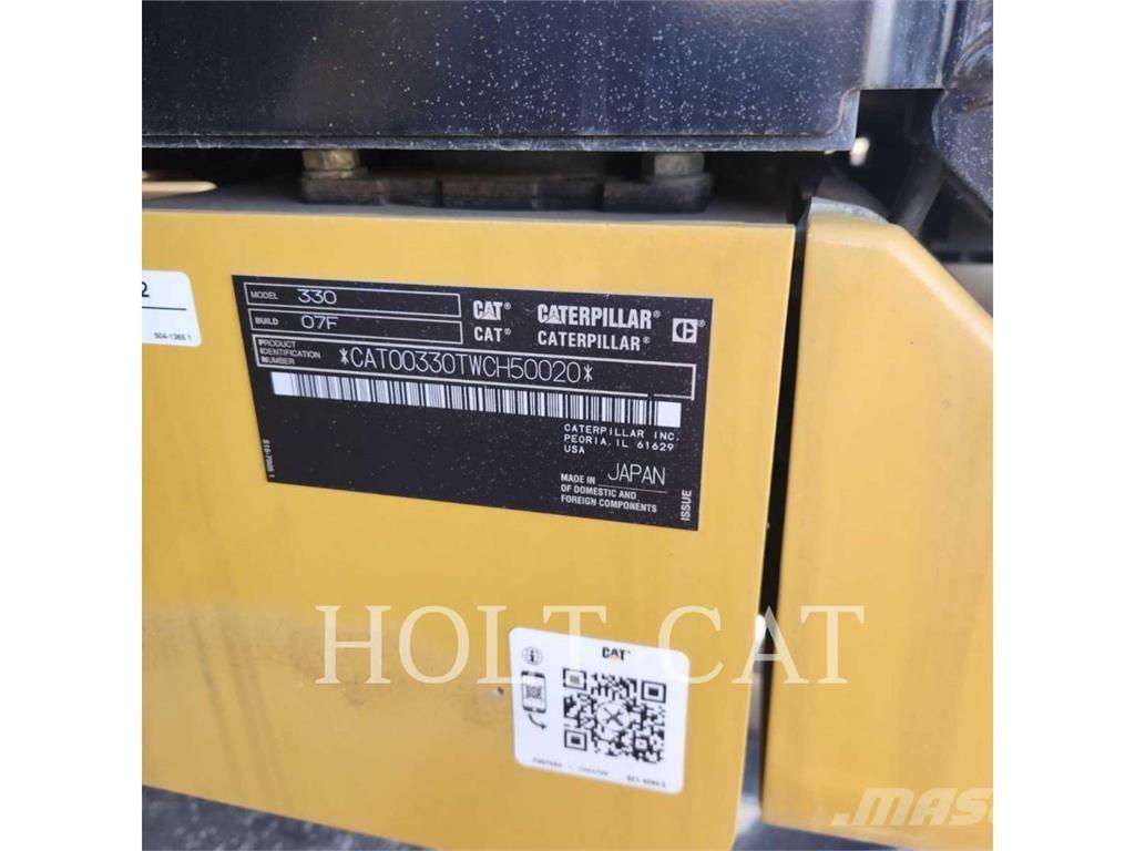 CAT 330 TC Kāpurķēžu ekskavatori