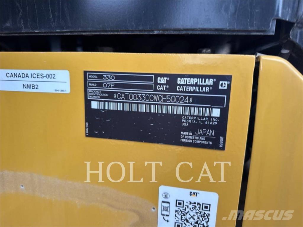 CAT 330 TC Kāpurķēžu ekskavatori