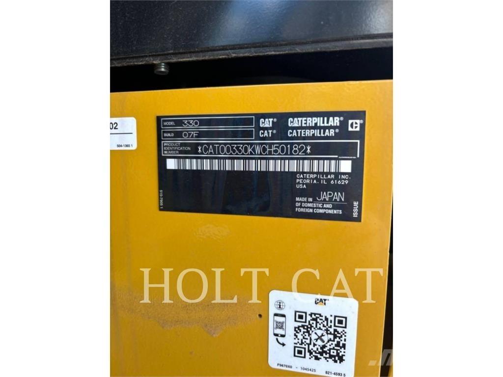 CAT 330 TC Kāpurķēžu ekskavatori