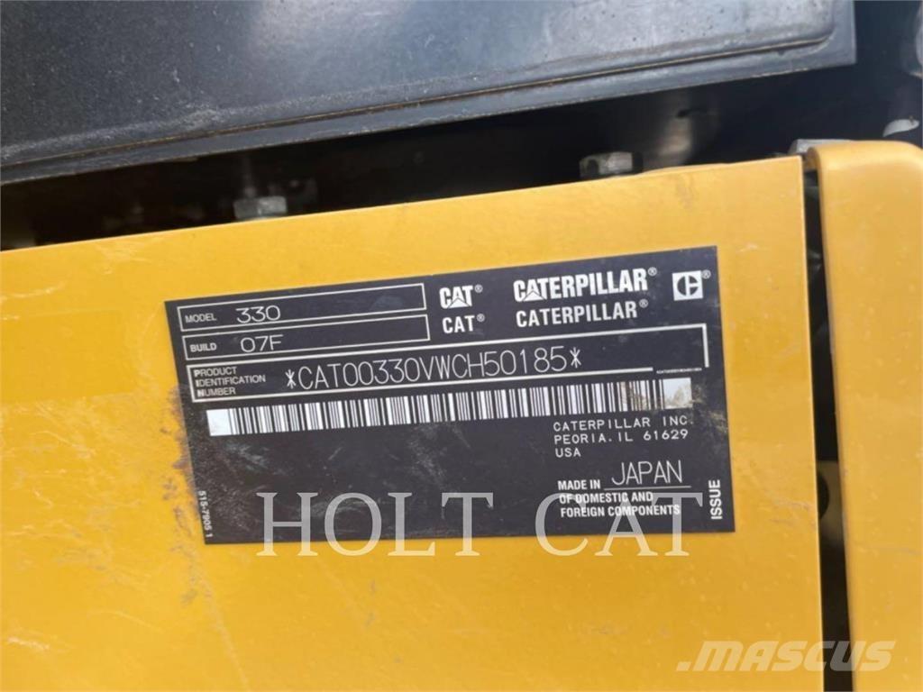 CAT 330 TC Kāpurķēžu ekskavatori