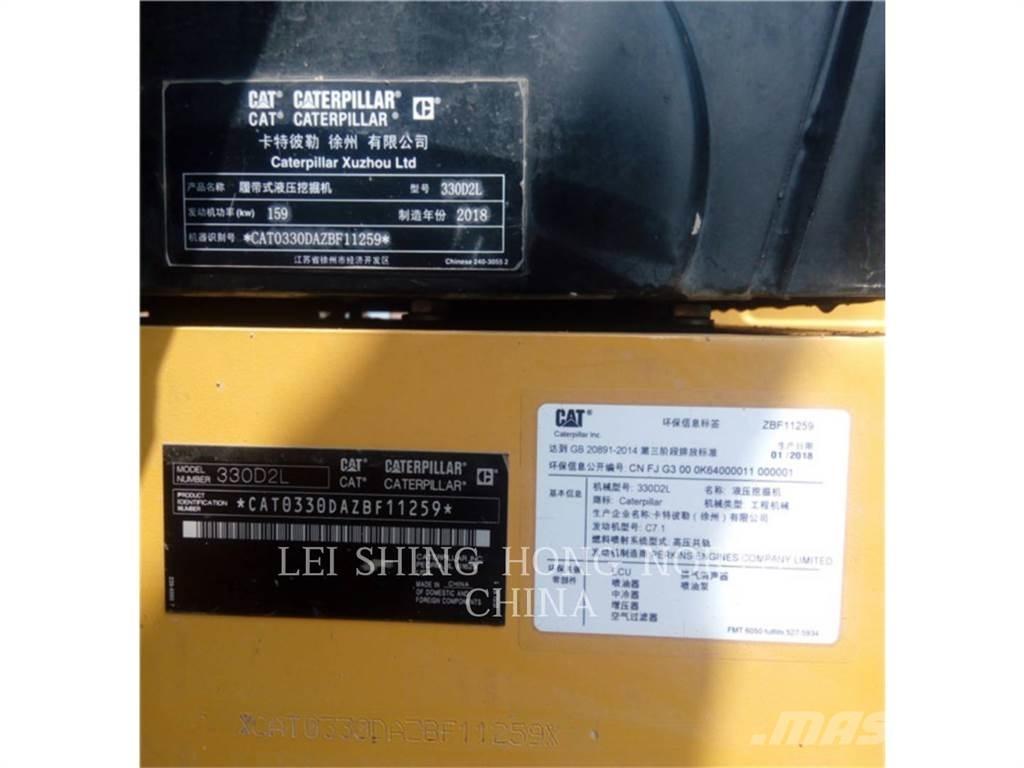 CAT 330D2L Kāpurķēžu ekskavatori