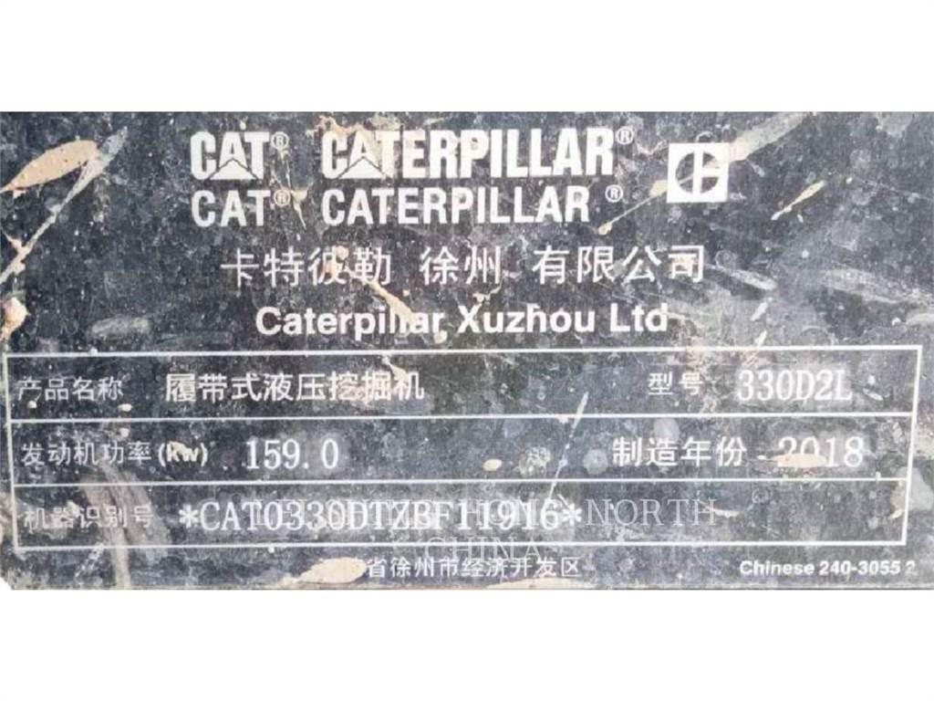 CAT 330D2L Kāpurķēžu ekskavatori