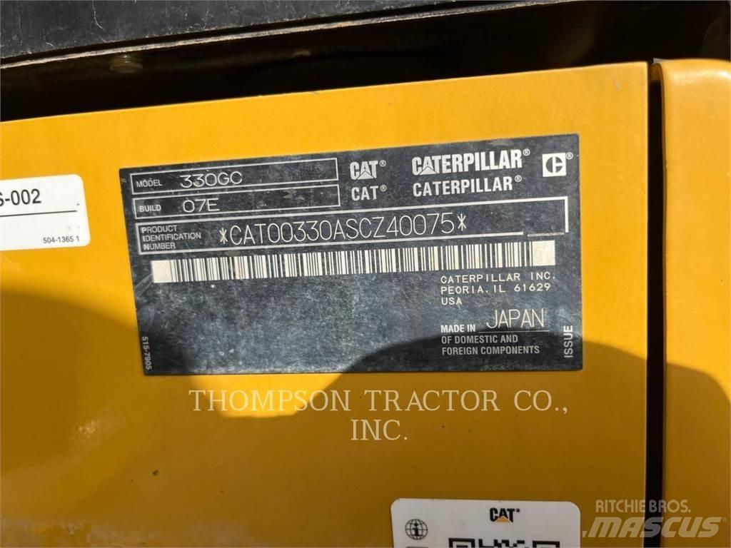 CAT 330GC Kāpurķēžu ekskavatori