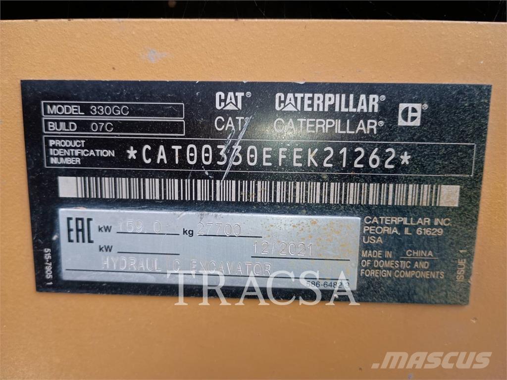 CAT 330GC Kāpurķēžu ekskavatori