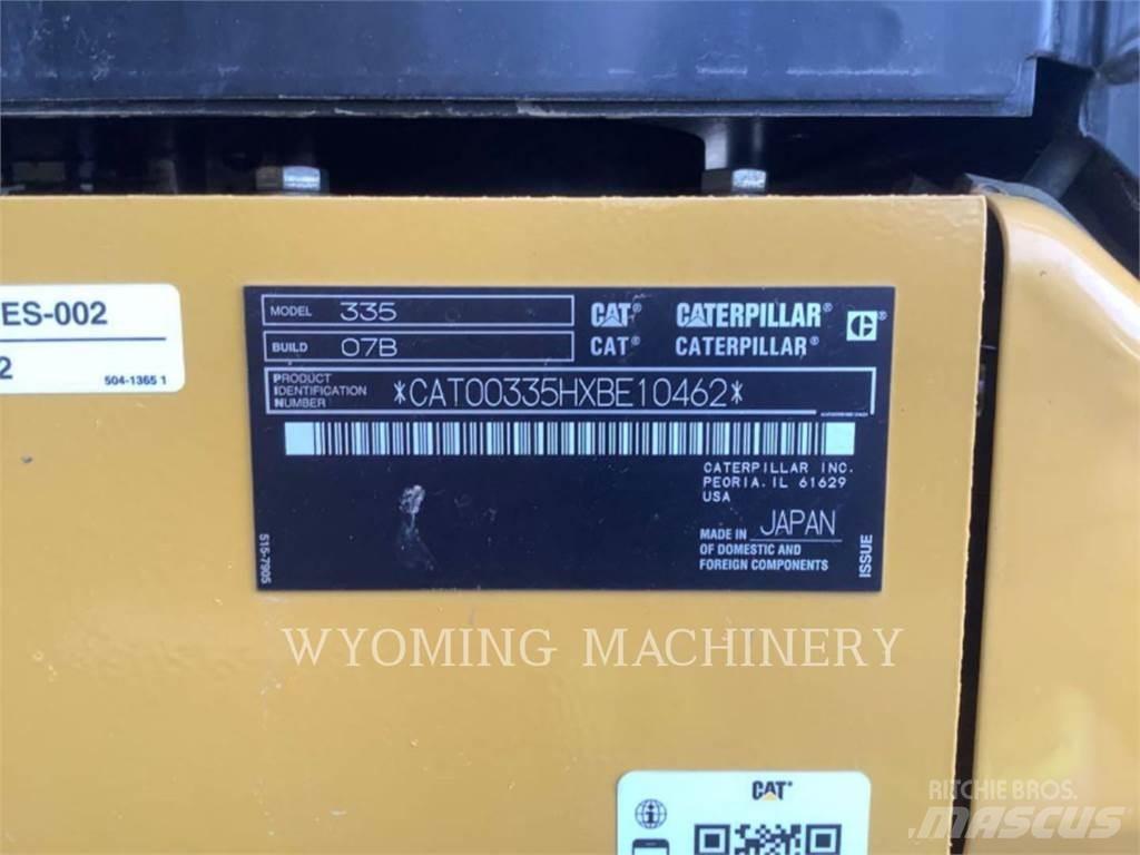 CAT 335 Kāpurķēžu ekskavatori