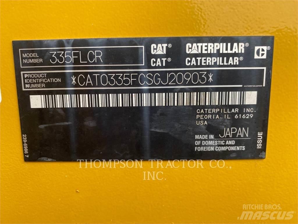 CAT 335FLCR Kāpurķēžu ekskavatori