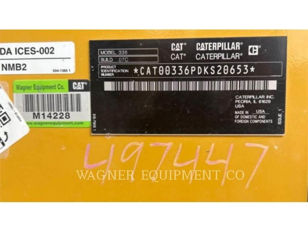 CAT 336 Kāpurķēžu ekskavatori