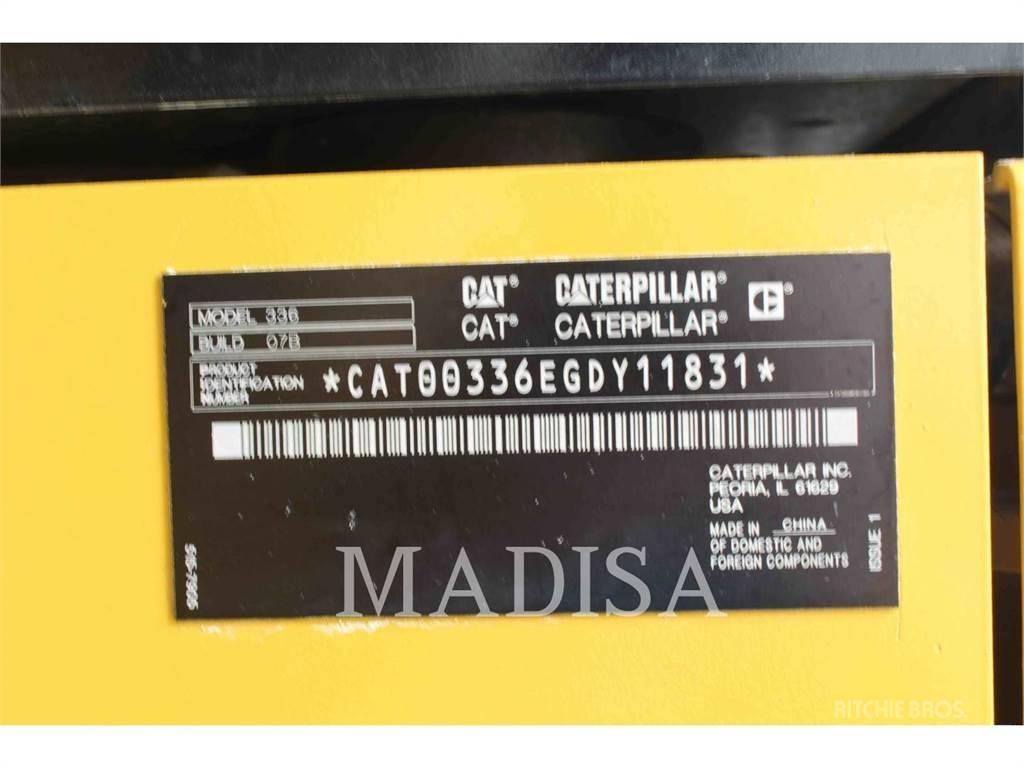 CAT 336 Kāpurķēžu ekskavatori