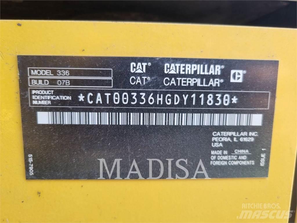 CAT 336 Kāpurķēžu ekskavatori