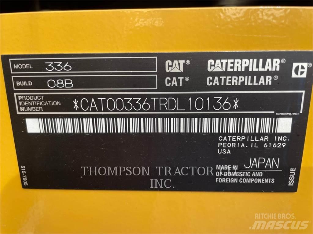 CAT 336 Kāpurķēžu ekskavatori