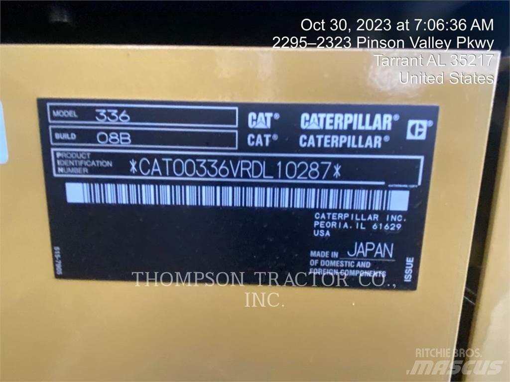CAT 336 Kāpurķēžu ekskavatori