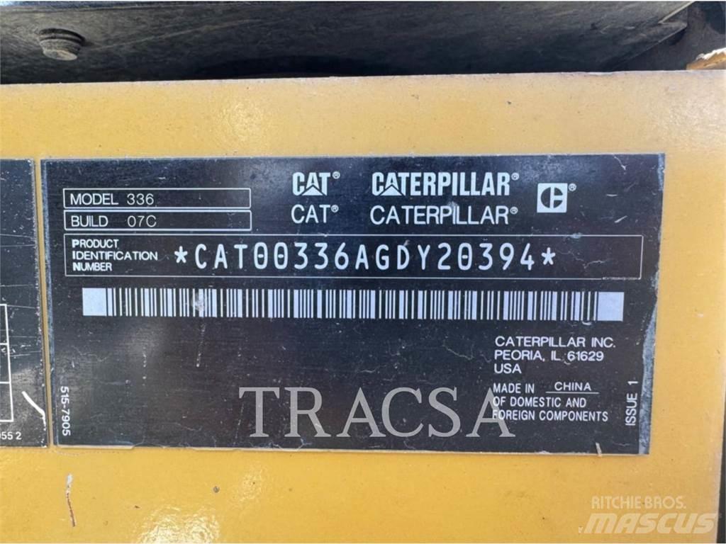 CAT 336 Kāpurķēžu ekskavatori