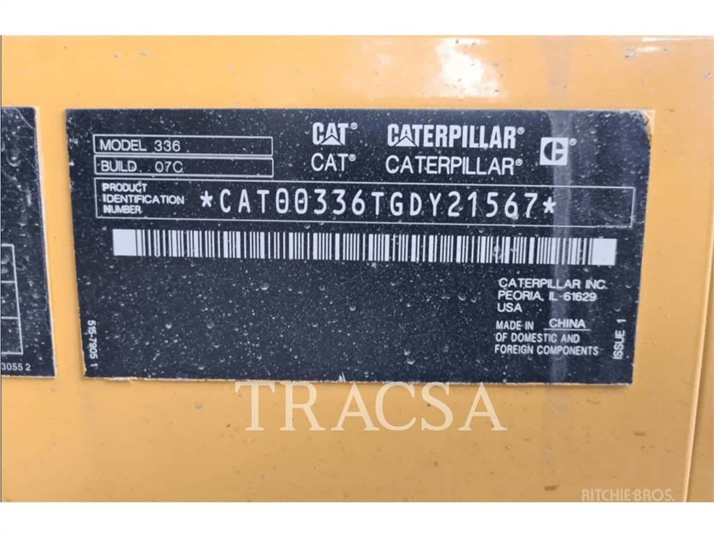 CAT 336 Kāpurķēžu ekskavatori