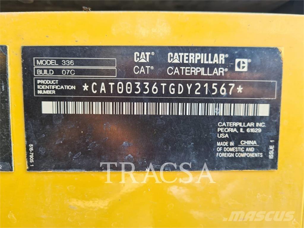 CAT 336 Kāpurķēžu ekskavatori