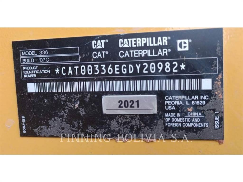 CAT 336-07 Kāpurķēžu ekskavatori