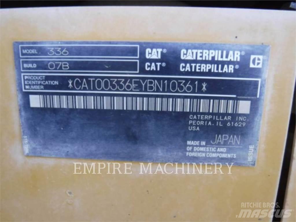 CAT 336-07 Kāpurķēžu ekskavatori
