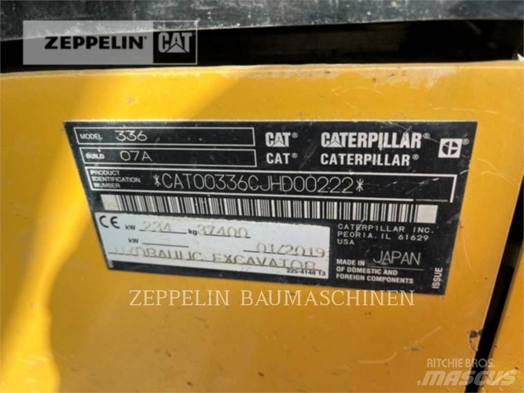 CAT 336-07A Kāpurķēžu ekskavatori