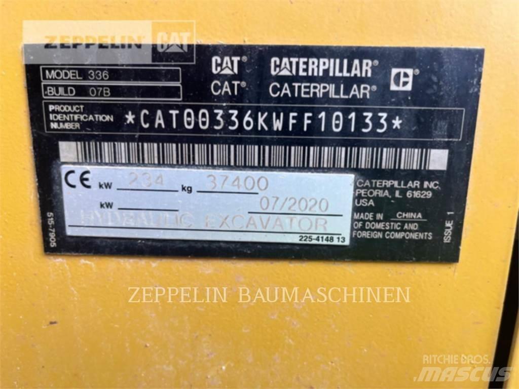 CAT 336-07B Kāpurķēžu ekskavatori
