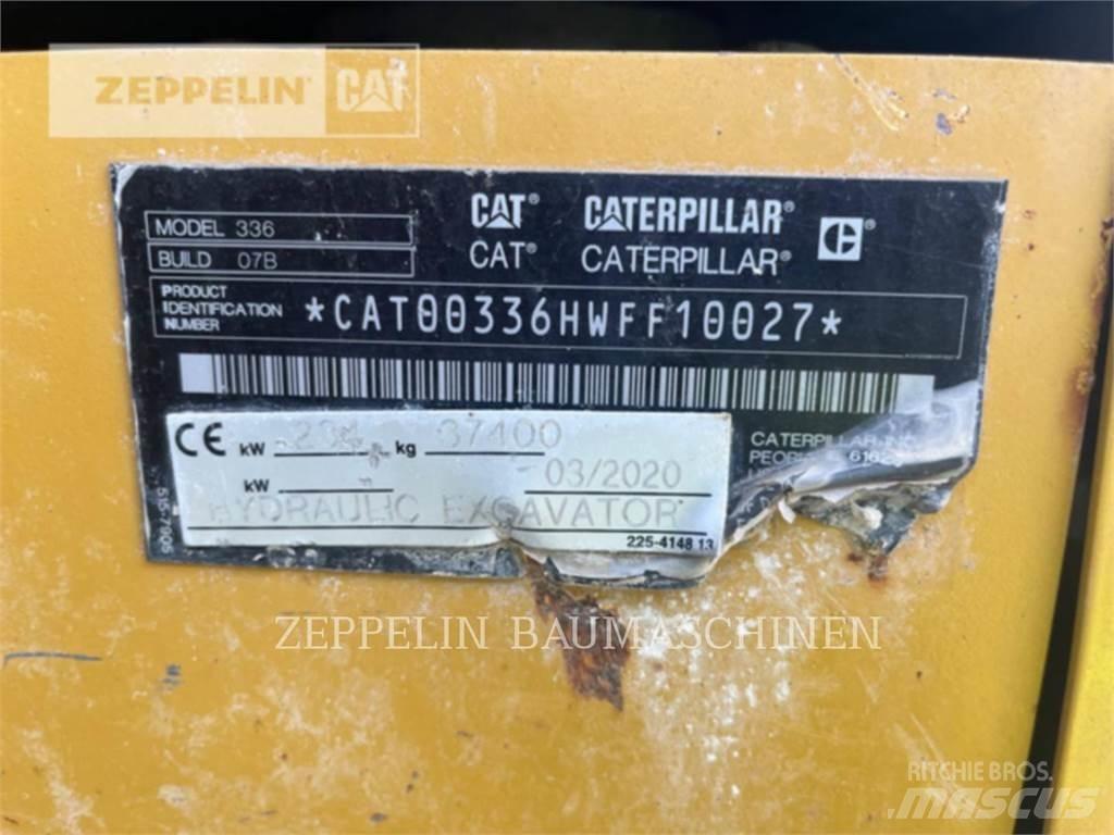 CAT 336-07B Kāpurķēžu ekskavatori