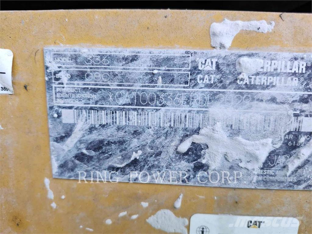 CAT 336-08 Kāpurķēžu ekskavatori