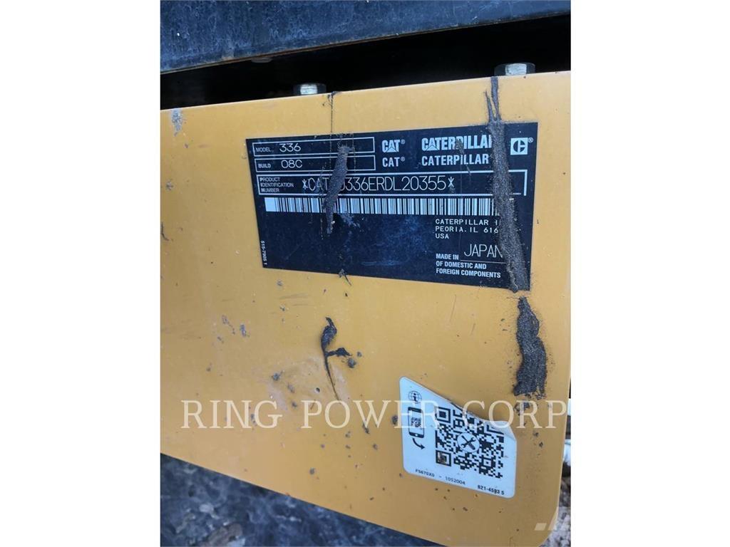 CAT 336-08 Kāpurķēžu ekskavatori