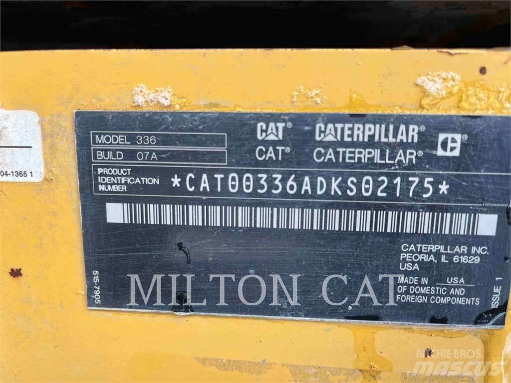 CAT 33607 Kāpurķēžu ekskavatori
