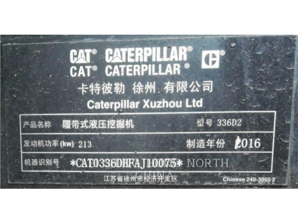 CAT 336D2 Kāpurķēžu ekskavatori