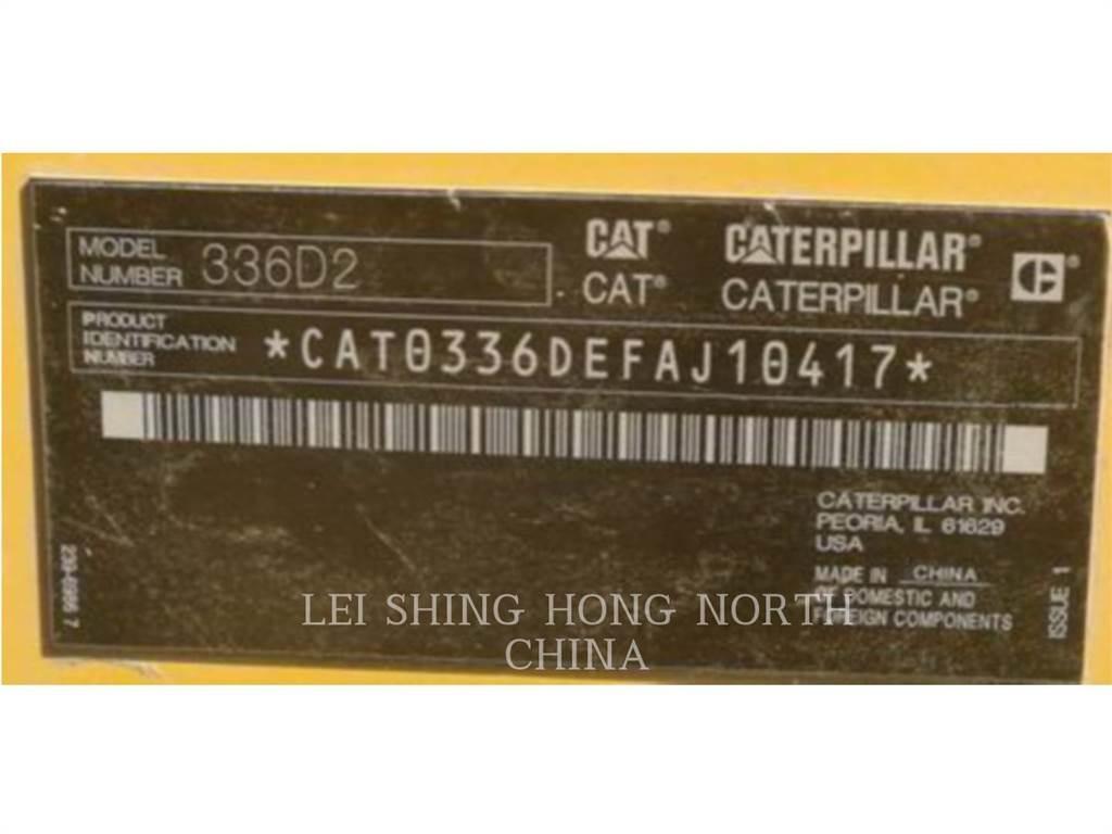 CAT 336D2 Kāpurķēžu ekskavatori