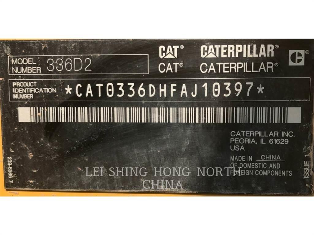 CAT 336D2 Kāpurķēžu ekskavatori