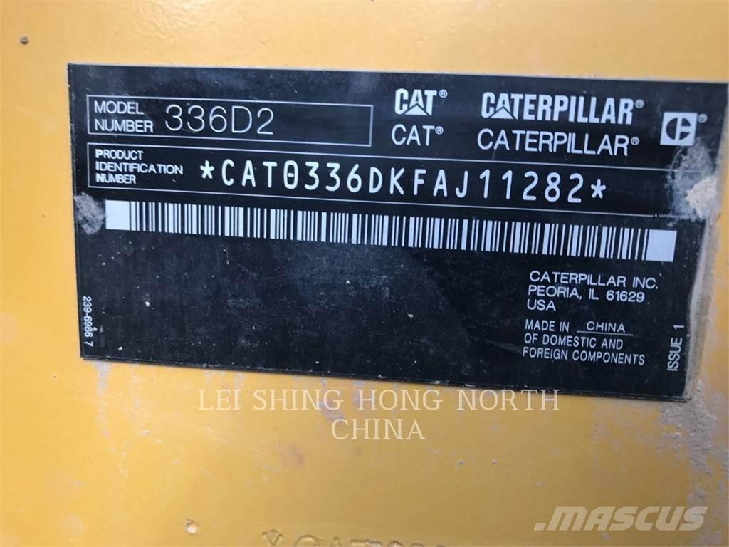 CAT 336D2 Kāpurķēžu ekskavatori