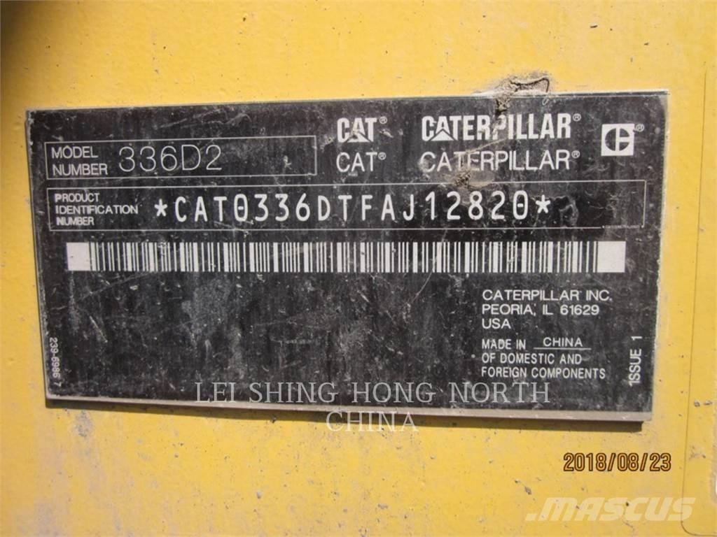 CAT 336D2 Kāpurķēžu ekskavatori