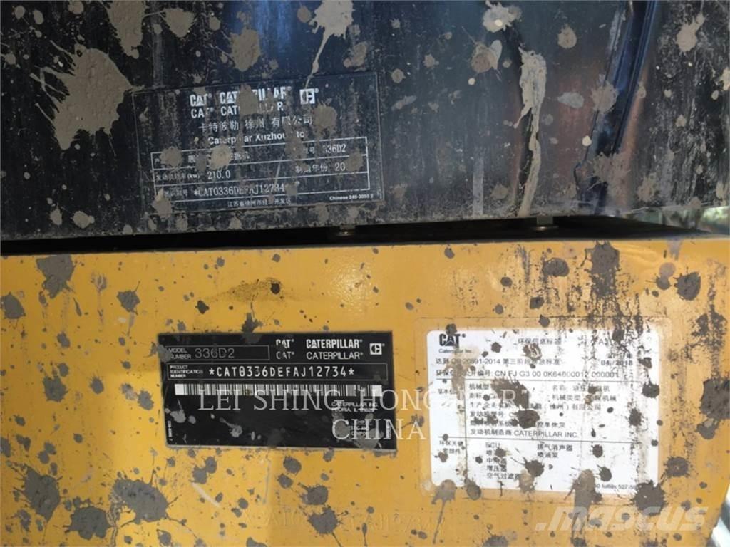 CAT 336D2 Kāpurķēžu ekskavatori
