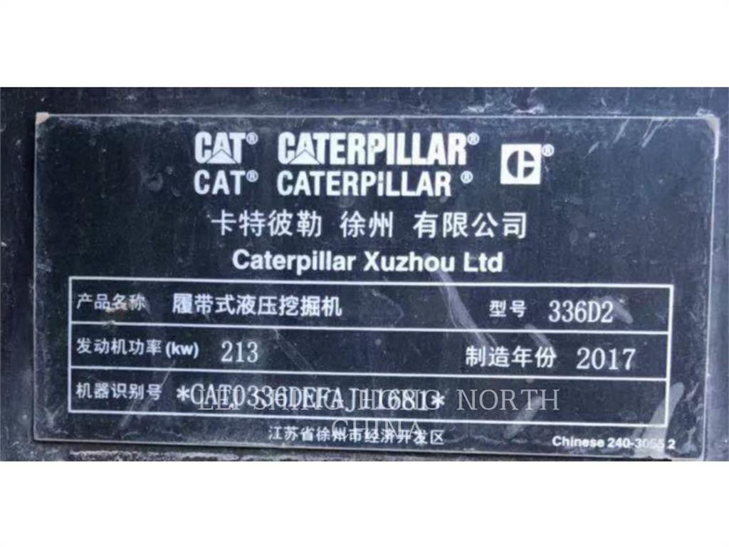 CAT 336D2 Kāpurķēžu ekskavatori