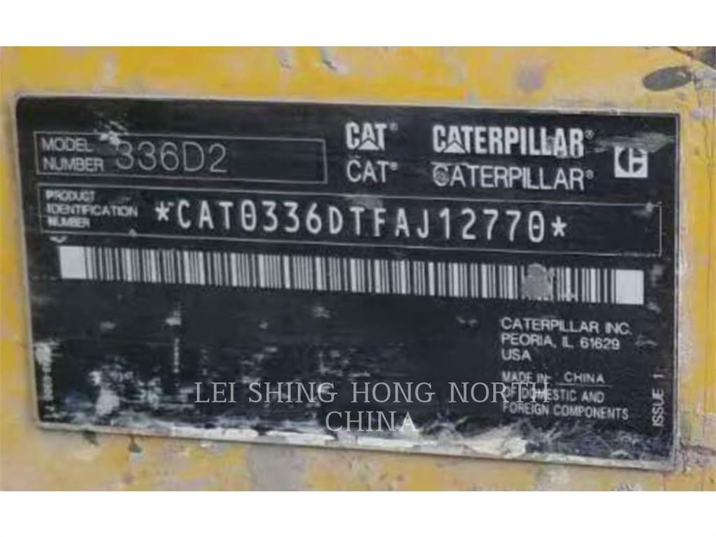 CAT 336D2 Kāpurķēžu ekskavatori