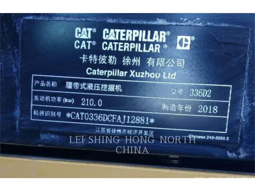 CAT 336D2 Kāpurķēžu ekskavatori