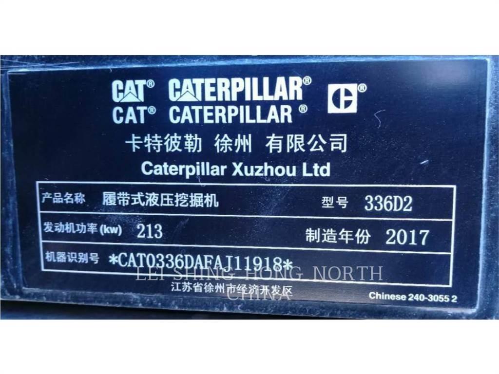 CAT 336D2 Kāpurķēžu ekskavatori